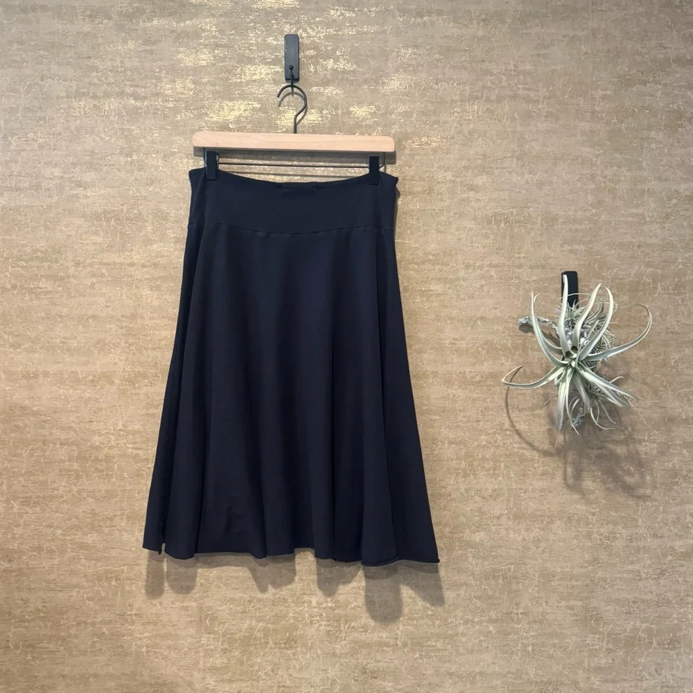 Black A-Line Midi Skirt by Velvet by Graham & Spencer - Picture 2 of 7